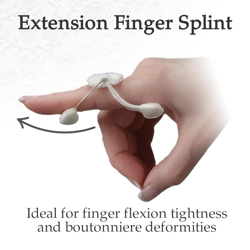 LMB Spring Finger Extension Splint, Assists in Extending PIP Joint with A Slight Extension Effect on the MP Joint, Size D-Box Damage, New product